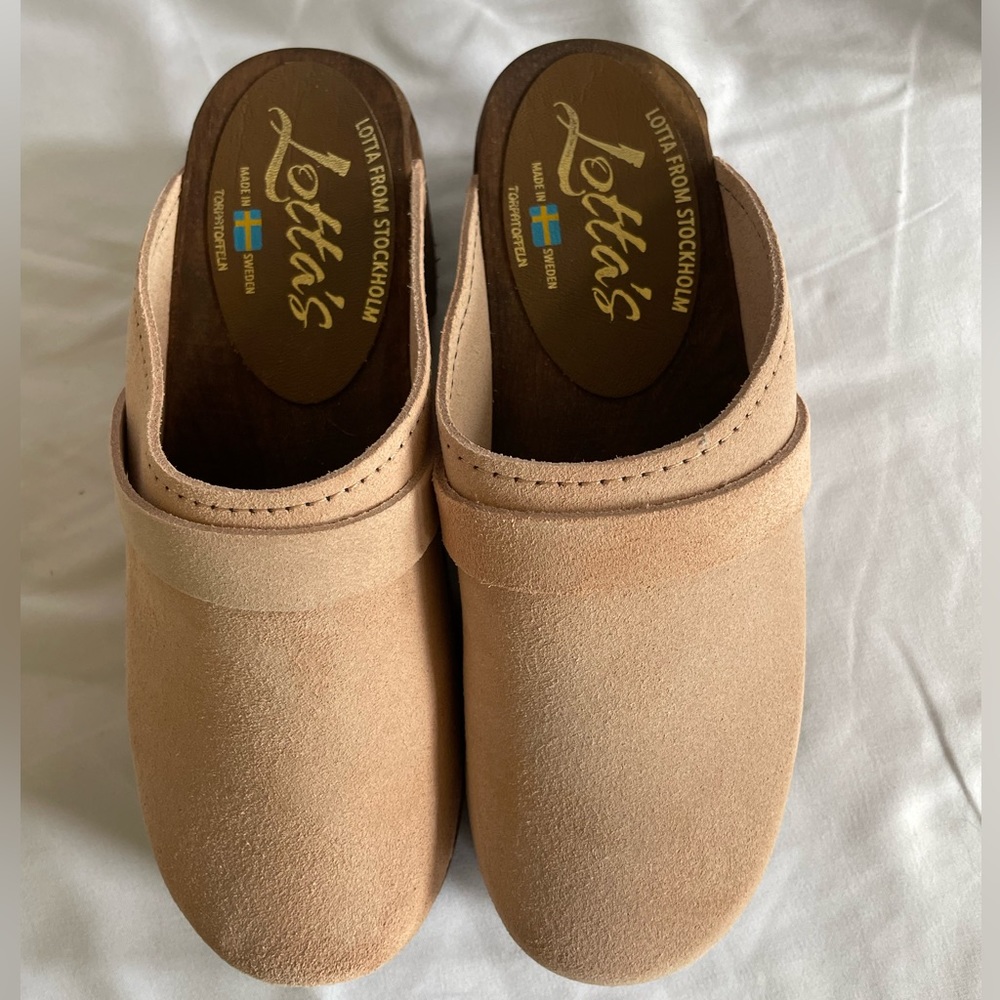 Lotta from Stockholm dusty pink clog size 35
